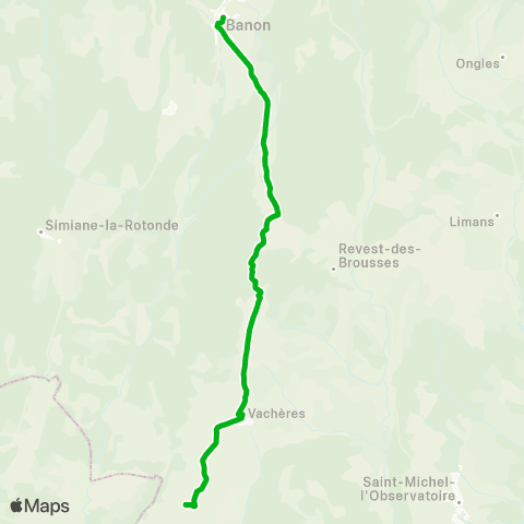 Zou - Réseau scolaire Ste Croix A Lauze - Banon map
