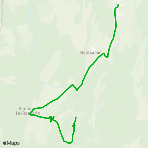 Zou - Réseau scolaire Simiane la Rotonde - Banon map