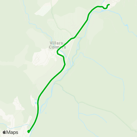 Zou - Réseau scolaire Beauvezer - Colmars les Alpes map