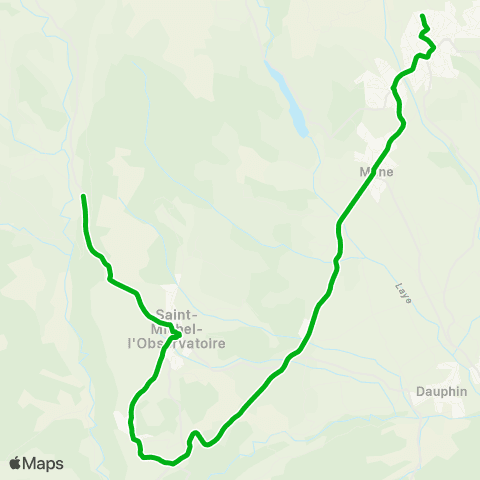Zou - Réseau scolaire Aubenas - Forcalquier map