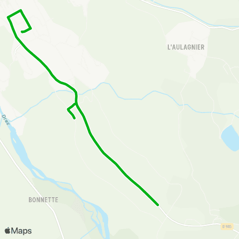 Zou - Réseau scolaire Le Domaine - St Bonnet map