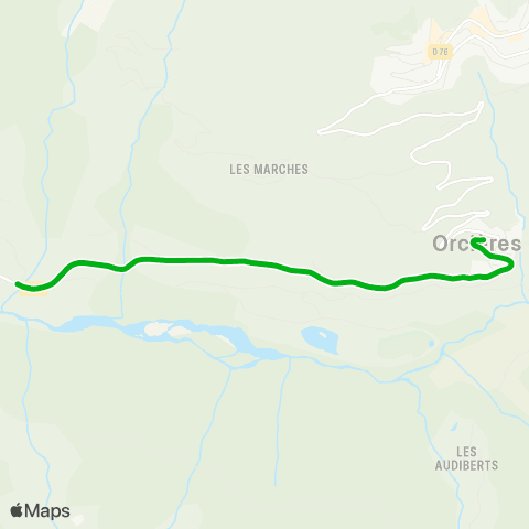 Zou - Réseau scolaire Les Tourengs-Orcières map