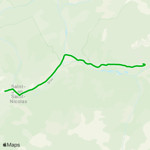 Zou - Réseau scolaire Orcières - Lep Poutrain map