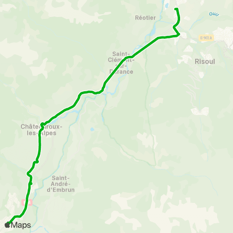 Zou - Réseau scolaire Mont-Dauphin - Embrun map