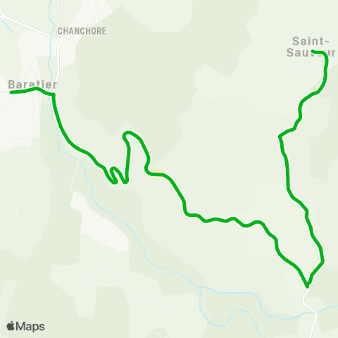 Zou - Réseau scolaire St Sauveur - Baratier map