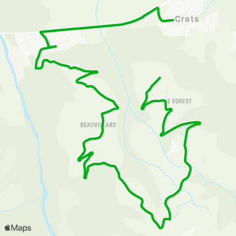 Zou - Réseau scolaire Hameaux des Crots-École des Crots map