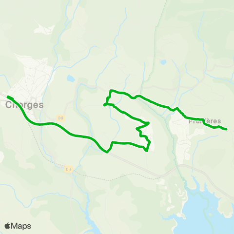 Zou - Réseau scolaire Prunières-les Bernards-Chorges map