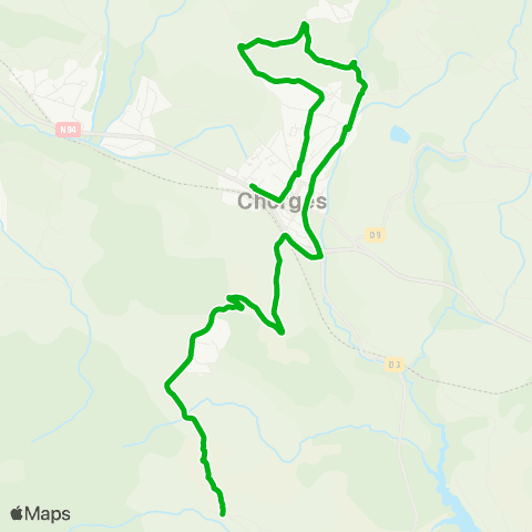 Zou - Réseau scolaire Le Fein-le Martouret-la Batie Neuve map