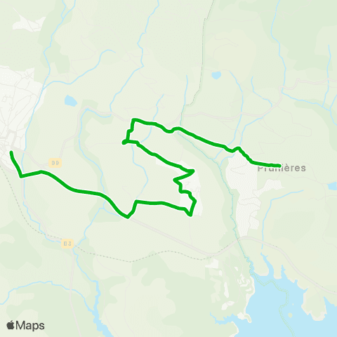 Zou - Réseau scolaire Prunières - les Bernards - Chorges map