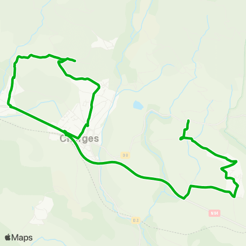 Zou - Réseau scolaire Les Andrieux-les Bernards-Chorges map