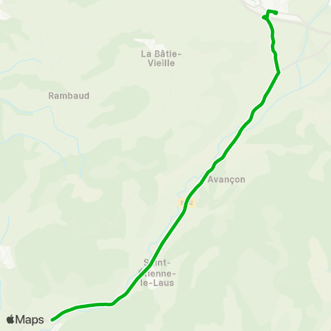 Zou - Réseau scolaire Valserres - la Batie Neuve map