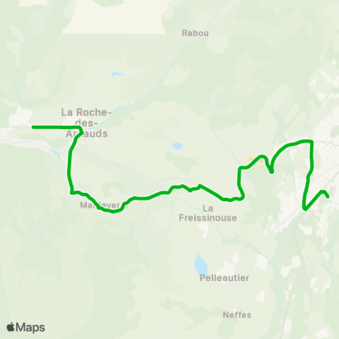 Zou - Réseau scolaire Manteyer-Veynes / Gap Fontreyne map