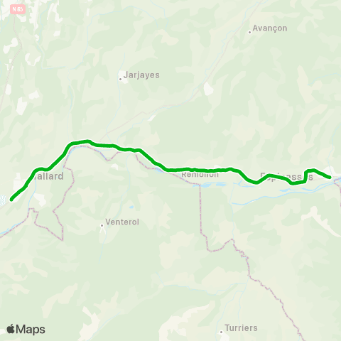 Zou - Réseau scolaire Espinasses - Tallard map