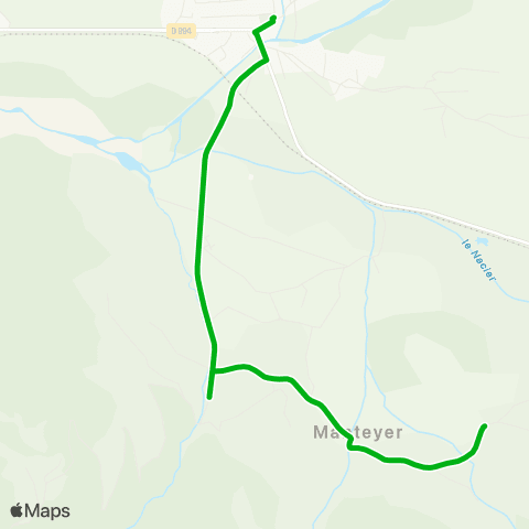 Zou - Réseau scolaire Manteyer - la Roche des Arnauds map