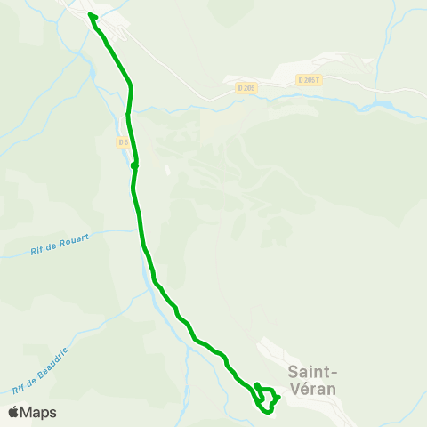 Zou - Réseau scolaire Rp Molines - St Véran map