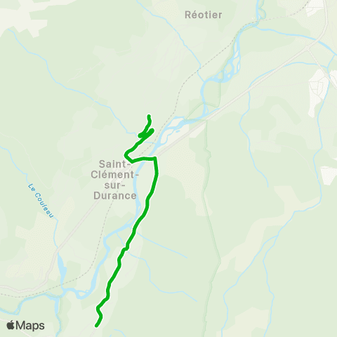 Zou - Réseau scolaire Traverses St Clément-École Réotier map