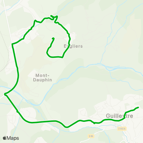Zou - Réseau scolaire Mont Dauphin - Guillestre map
