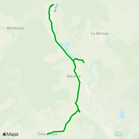 Zou - Réseau scolaire Trescléoux - Serres map