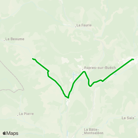 Zou - Réseau scolaire La Beaume - Aspres / Buëch - Veynes map
