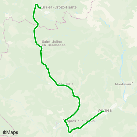 Zou - Réseau scolaire Lus la Croix Haute - Veynes map