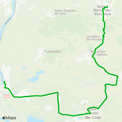 Zou - Réseau scolaire Scol. Saint-Rémy-de-Provence map