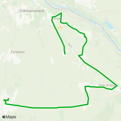 Zou - Réseau scolaire Scol. Chateaurenard - Saint-Rémy-de-Pce map