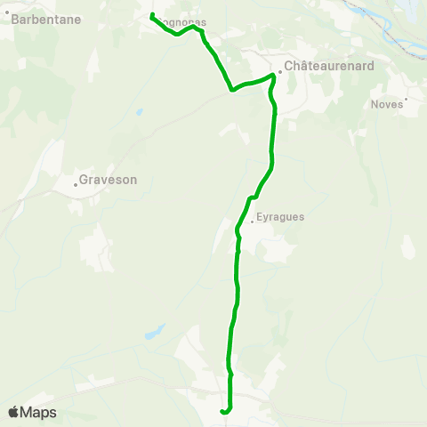 Zou - Réseau scolaire Scol. Rognonas map