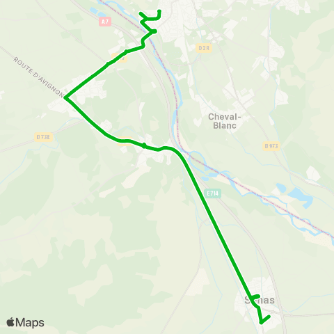 Zou - Réseau scolaire Scol. Cavaillon map