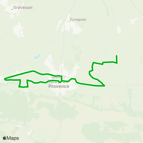 Zou - Réseau scolaire Scol. Saint-Rémy-de-Provence map