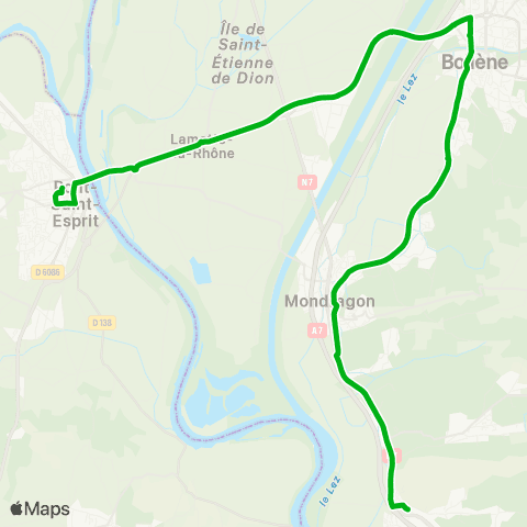 Zou - Réseau scolaire Scol. Pont Saint Esprit map