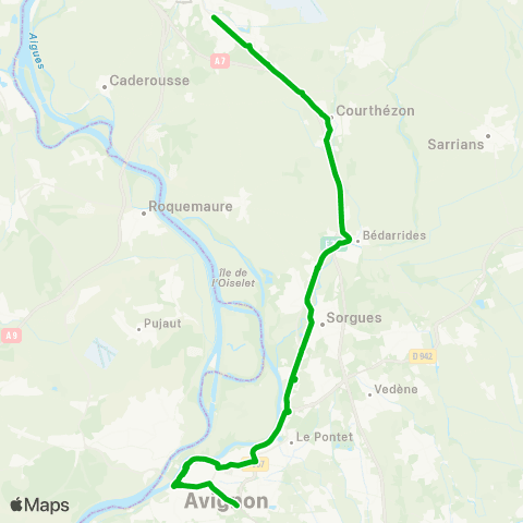 Zou - Réseau scolaire Scol. Avignon map