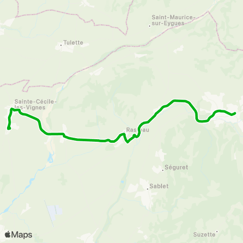 Zou - Réseau scolaire Scol. Vaison la Romaine map