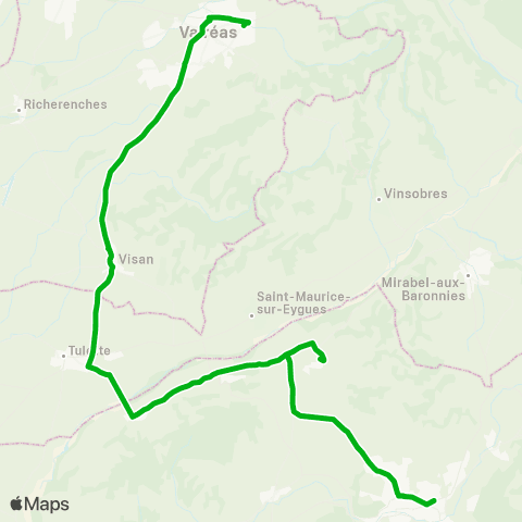 Zou - Réseau scolaire Scol. Vaison la Romaine map