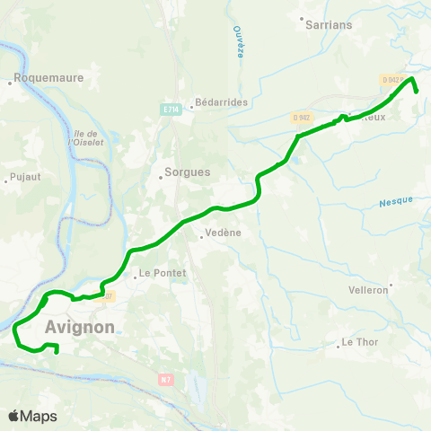 Zou - Réseau scolaire Scol. Avignon map