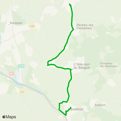 Zou - Réseau scolaire Scol. Cavaillon map