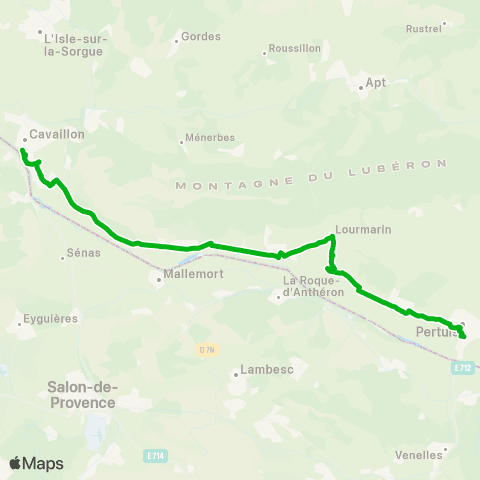 Zou - Réseau scolaire Scol. Cavaillon map