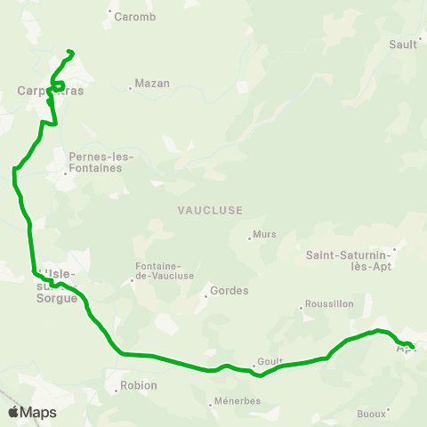 Zou - Réseau scolaire Scol. Isle / Sorgue et Carpentras map