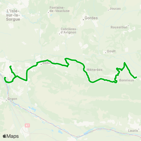 Zou - Réseau scolaire Scol. Cavaillon map