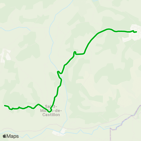 Zou - Réseau scolaire Scol. Viens - Cas - St M. de Cas map