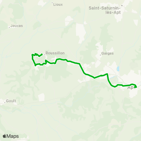 Zou - Réseau scolaire Scol. Apt map