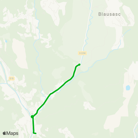 Zou - Réseau scolaire La Pointe de Blausasc - Blausasc map