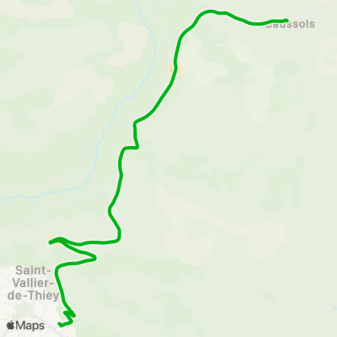 Zou - Réseau scolaire Caussols - Saint Vallier de Thiey map
