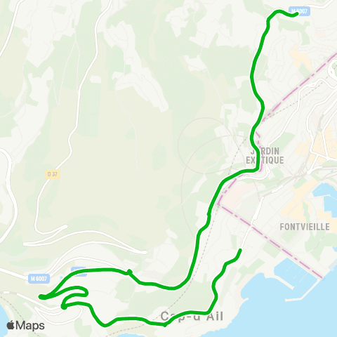 Zou - Réseau scolaire Cap d'Ail - Beausoleil map