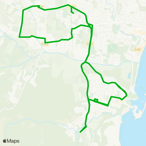 Zou - Réseau scolaire Regie de Bormes map