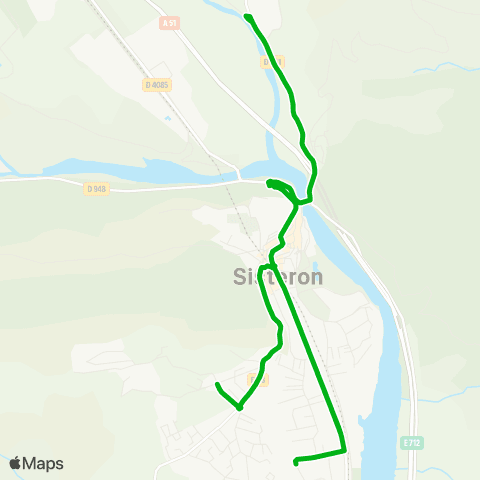 Zou - Réseau scolaire Sisteron Haut - Sisteron map