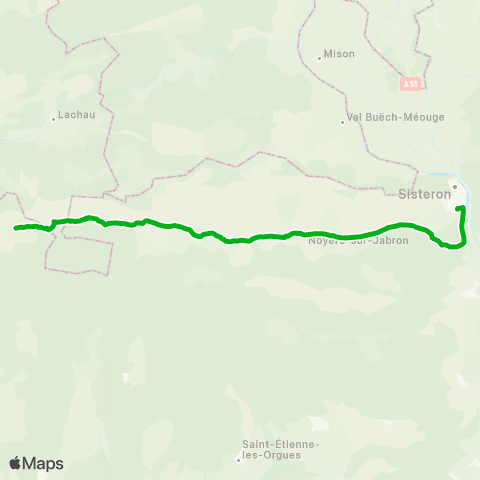 Zou - Réseau scolaire Les Omergues - Sisteron map
