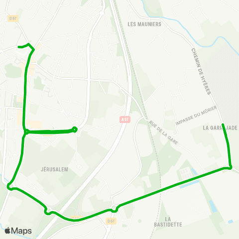 Zou - Réseau scolaire La Farlede - la Farlede map
