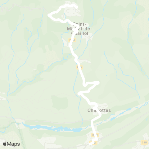 Zou - Réseau scolaire Saint Michel de Chaillol - Chabottes map