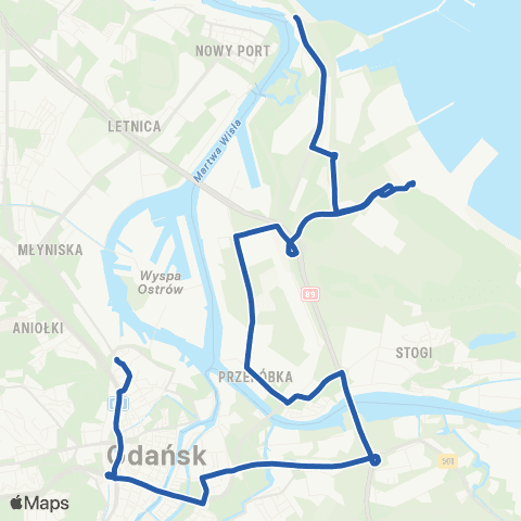 ZTM Gdańsk  map
