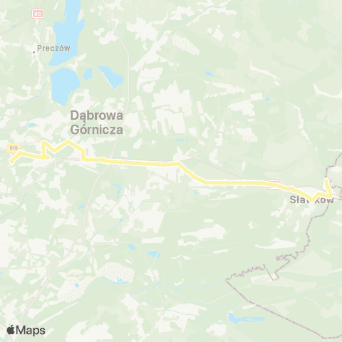 Zarząd Transportu Metropolitalnego GZM Mydlice pętla - Sławków ZWM map